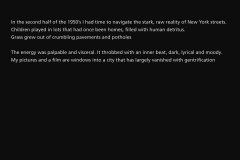 Welcome - New York Then